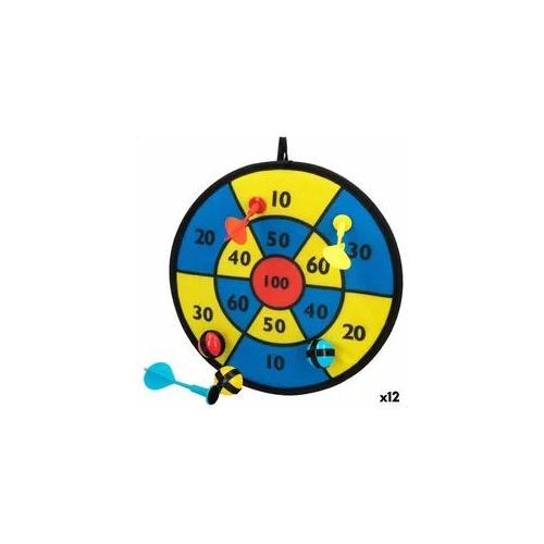 Dartboard mit Klettverschluss-Kugeln Colorbaby Ø 29,5 cm (12 Stück)