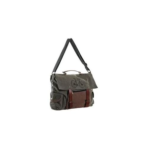 Schultertasche DKD Home Decor Fahrrad 48 x 10 x 37 cm Grau Braun