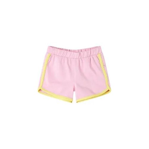 Kindershorts mit Besatz Knallrosa 104