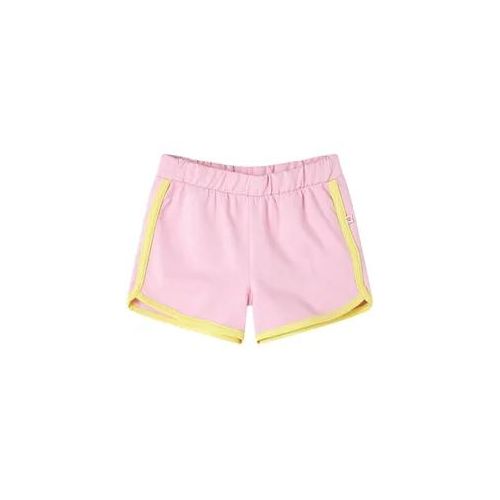 Kindershorts mit Besatz Knallrosa 116