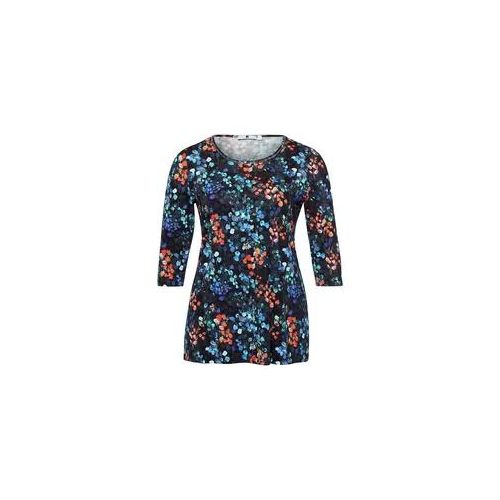 Shirt 3/4-Arm Anna Aura blau, 52