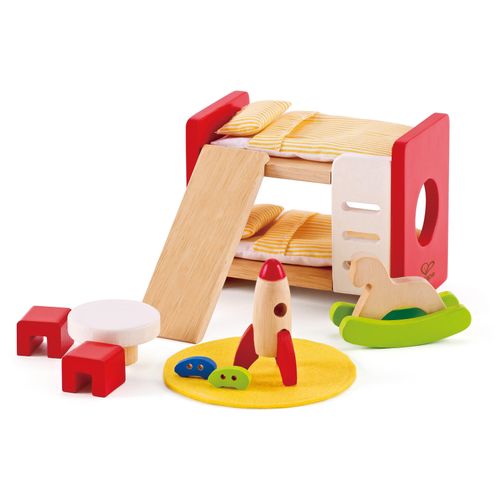 Hape Puppenhausmöbel »Kinderzimmer«, (Set, 14 tlg.)