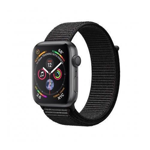 Apple Watch Series 4 (2018) GPS + Cellular 44 mm - Aluminium Space Grau - Sport loop Schwarz