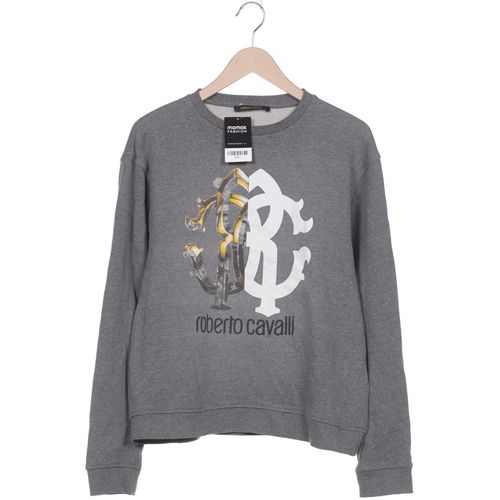 Roberto Cavalli Herren Sweatshirt, grau, Gr. 52