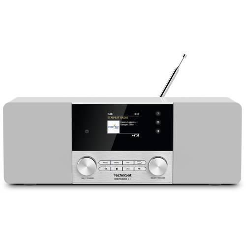 TechniSat DIGITRADIO 4 C - Stereo Digital-Radio (Farbdisplay, Bluetooth, 3,5mm Klinke, AUX, Radiowecker) weiß