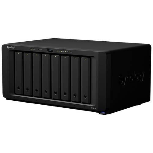 Synology DiskStation DS1821+ NAS-Server Gehäuse 0 GB 8 Bay 2x M.2 Steckplatz, 4x USB 2.0 HUB, Externe Stromversorgung, RAID-fähig, Ein-/Ausschalter,