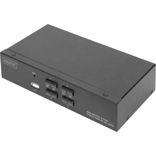 Digitus DS-12880 4+1 Port KVM-Umschalter HDMI 3840 x 2160 Pixel