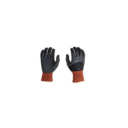 Elastan-Strickhandschuhe Oilatex, mit 3/4-Nitrilbeschichtung, flüssigkeitsdicht, 12 Paar, Größe L