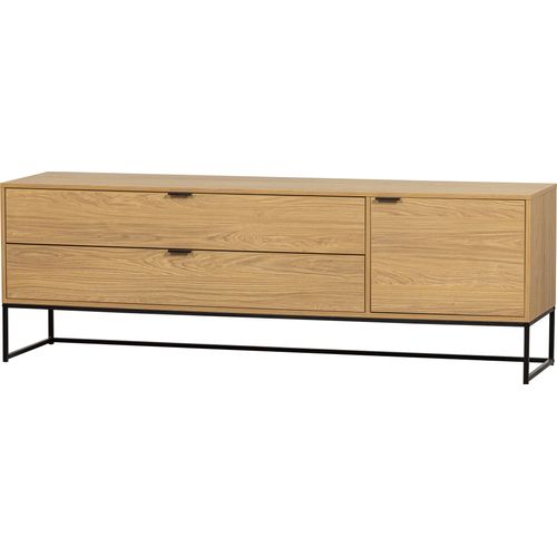 TV-Board WOOOD "Silas" Sideboards braun (eiche, b, h, t: 180 cm x 61 44 cm) Sideboard TV-Sideboard