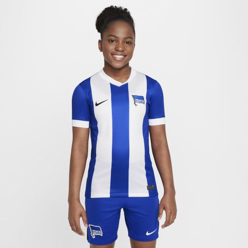 Hertha BSC 2024/25 Stadium Home Nike Replica Fußballtrikot mit Dri-FIT-Technologie für ältere Kinder - Blau