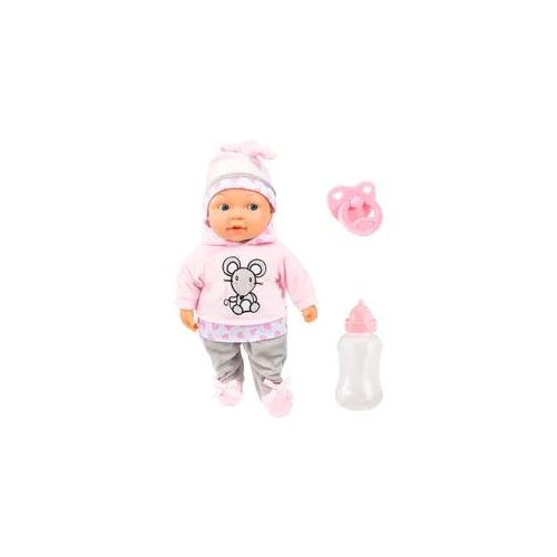 Babypuppe BAYER "Lisa Magic Eyes, 38 cm" Puppen rosa Kinder