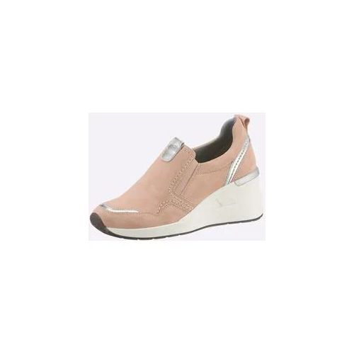 Slipper CASUAL LOOKS Gr. 42, beige (puder) Damen Schuhe