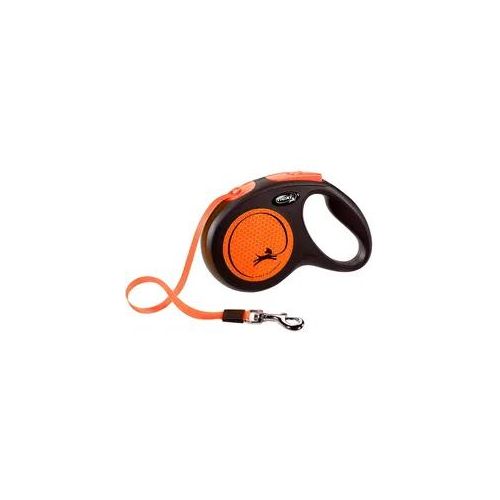 Hundeleine Flexi 5 m – Flexibel und robust in Orange