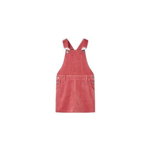 Kinder-Latzkleid Cord Rosa 104