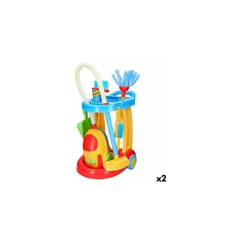 Reinigungswagen mit Zubehör PlayGo 30,5 x 67 x 37 cm (2 Stück)