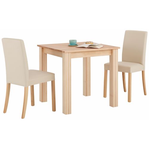 Essgruppe HOME AFFAIRE Sitzmöbel-Sets Gr. Kunstleder, beige