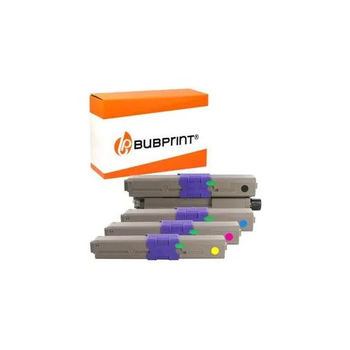 Bubprint 4 Toner kompatibel für OKI C310 C330 C510 C530 SET