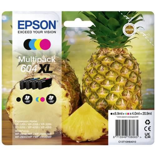 Epson Druckerpatrone T10H6, 604XL Original Kombi-Pack Schwarz, Cyan, Magenta, Gelb C13T10H64010