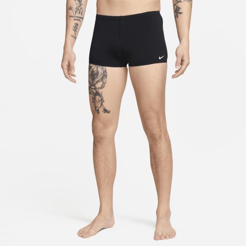 Slip de bain à jambe carrée Nike Poly Solid pour Homme - Noir