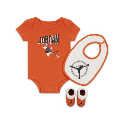 Jordan MVP Bodysuit Box Set Rompertjesset voor baby's (0-6 maanden) - Oranje