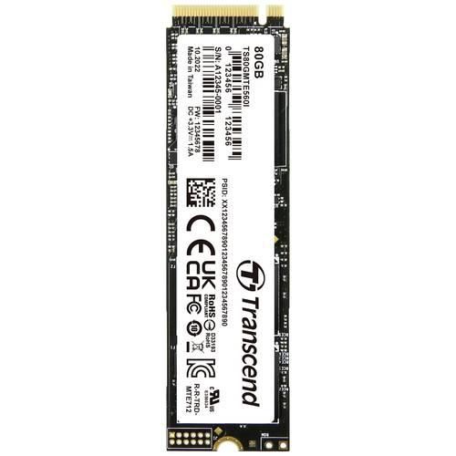 Transcend MTE560I 80 GB Interne M.2 PCIe NVMe SSD 2280 PCIe NVMe 4.0 x4 Industrial TS80GMTE560I