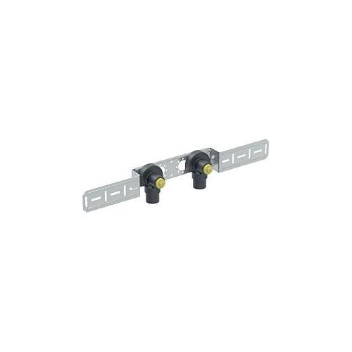 Geberit FlowFit Anschluswinkel 619641001 DN 15, Ø 20 mm, 56,4 cm, 90Grad, 2-fach, vormontiert