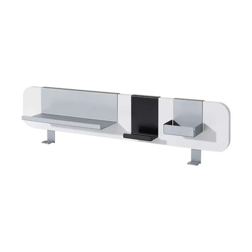 PAIDI Funktionsboard zum Schreibtisch Zubehör Schoolworld ¦ weiß ¦ Aluminium ¦ Maße (cm): B: 81 H: 16 T: 2.2