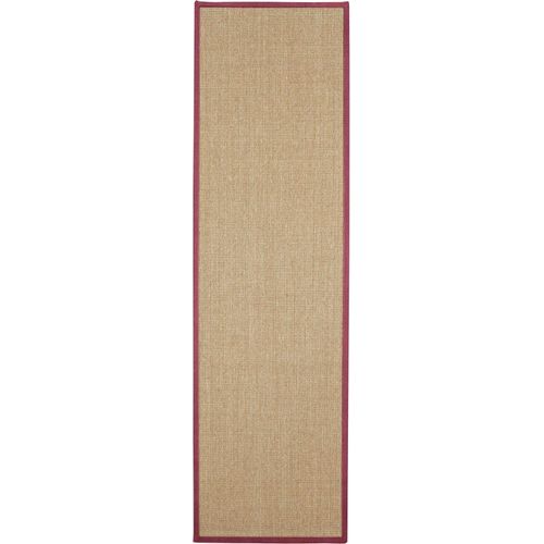 Teppich HEINE HOME Gr. 7, rot (weinrot), B:60cm H:7mm L:90cm, Sisal, Teppiche