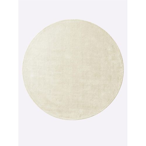Teppich HEINE HOME Gr. 3, weiß (wollweiß), B:90cm H:15mm L:160cm, Wolle, Teppiche