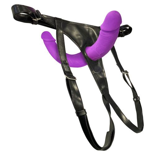 „Super Soft Double Strap-On“ mit herausnehmbarem Doppeldildo