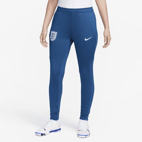 England 2023 Lionesses Engeland Strike Nike knit voetbalbroek met Dri-FIT voor dames - Blauw