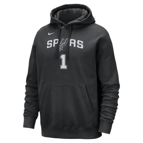 San Antonio Spurs Club Nike NBA-hoodie voor heren - Zwart