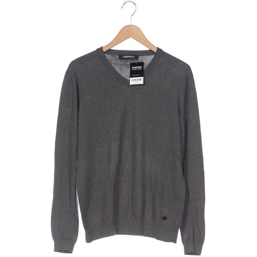 Karl Lagerfeld Herren Pullover, grau, Gr. 48