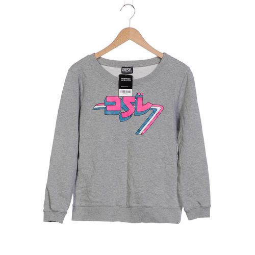 Diesel Damen Sweatshirt, grau, Gr. 38