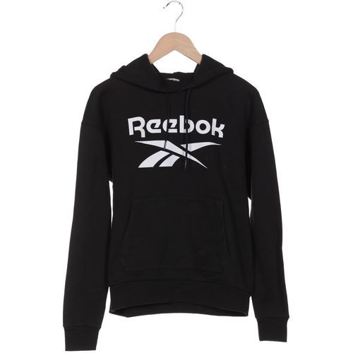 Reebok Damen Kapuzenpullover, schwarz, Gr. 46