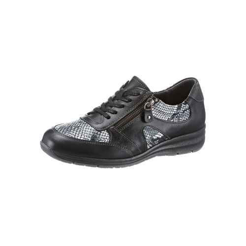 Schnürschuh CASUAL LOOKS, Damen, Gr. 40, schwarz, Glattleder, sportlich, Schuhe