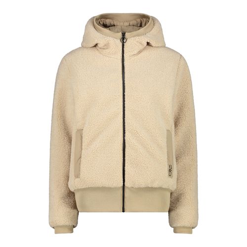 Fleecejacke CMP Gr. 44, beige (natur) Damen Jacken