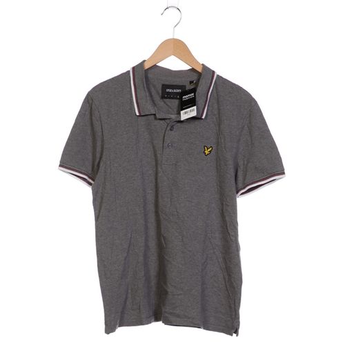 Lyle & Scott Herren Poloshirt, grau, Gr. 54