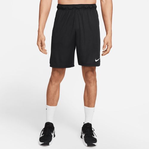 Nike Dri-FIT Knit trainingsshorts voor heren (20 cm) - Zwart