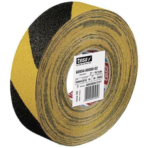 tesa ANTI-RUTSCH 60954-00000-02 Anti-Rutschband tesa® Schwarz/Gelb (L x B) 18 m x 50 mm 1 St.