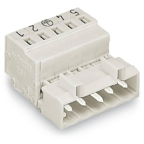 WAGO Stiftleiste (Standard) 2060 Polzahl Gesamt 6 Rastermaß: 5 mm 721-606/018-000 50 St.