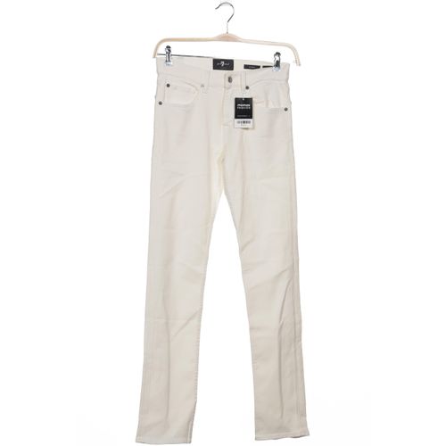 7 for all mankind Herren Jeans, cremeweiß, Gr. 28