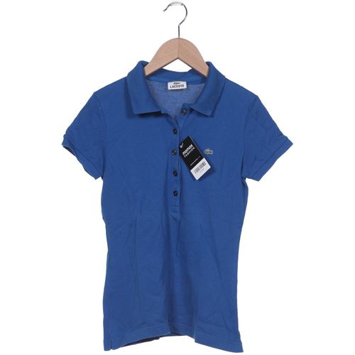 Lacoste Damen Poloshirt, blau, Gr. 68