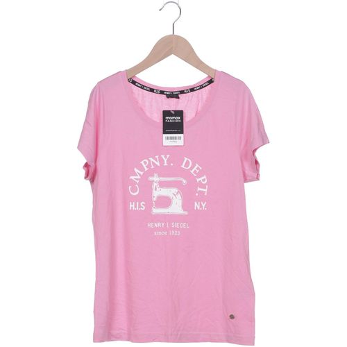 H.i.s Damen T-Shirt, pink, Gr. 36