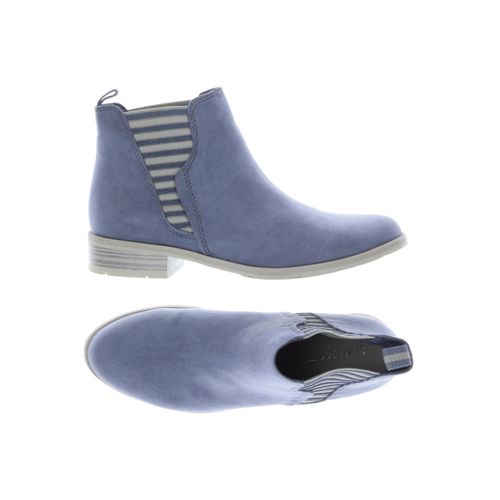 Marco Tozzi Damen Stiefelette, blau, Gr. 38