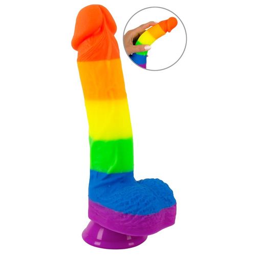 Naturdildo „PRIDE!“ mit Saugfuß