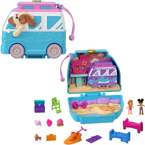 Polly Pocket Spielwelt »Urlaub am Hundestrand«