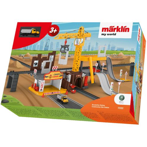 Märklin Modelleisenbahn-Baustelle »Märklin my world - Baustellen Station - 72222«