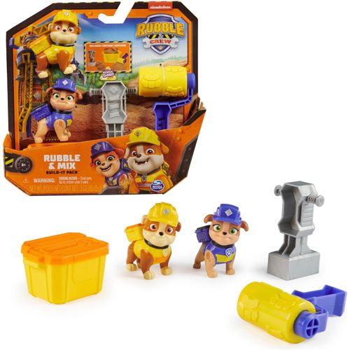 Spin Master Spielwelt »Rubble & Crew - Figuren Set Solid Rubble & Mix«, inkl. Kinetic Build-It Sand