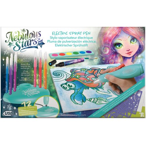 Kreativset NEBULOUS STARS "Airbrush Deluxe Set", bunt, Kreativsets, Kinder